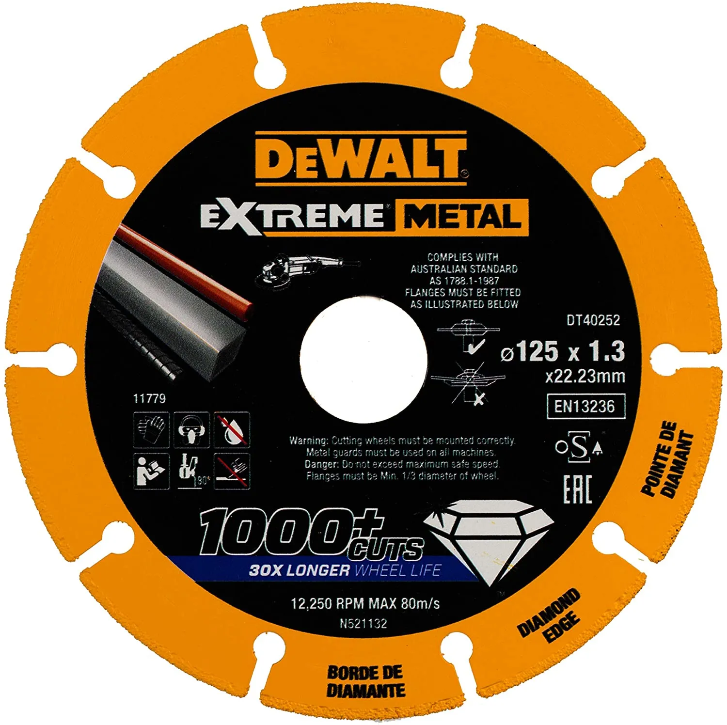 DeWALT Extreme Metal DT40252 - diamant