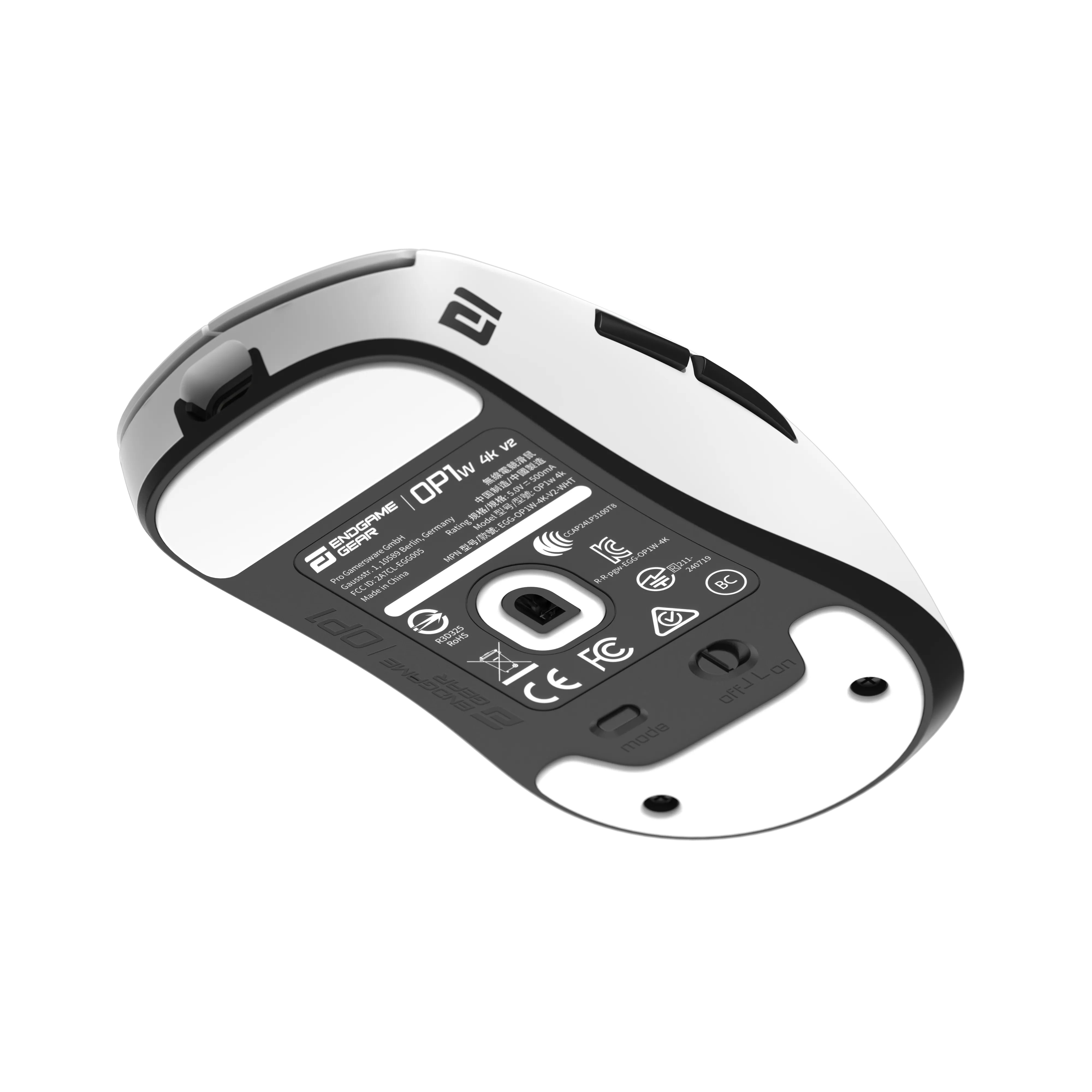 Endgame Gear OP1w 4k (v2) - wireless gaming mouse, White