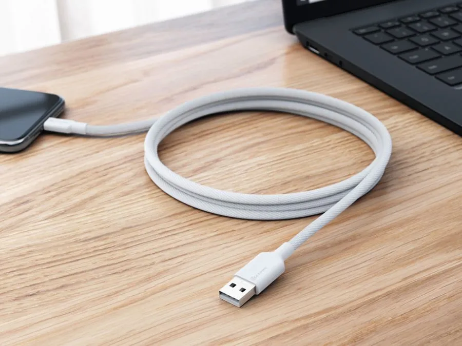 Alogic Elements Pro USB-A – USB-C - cable, 1 m, White