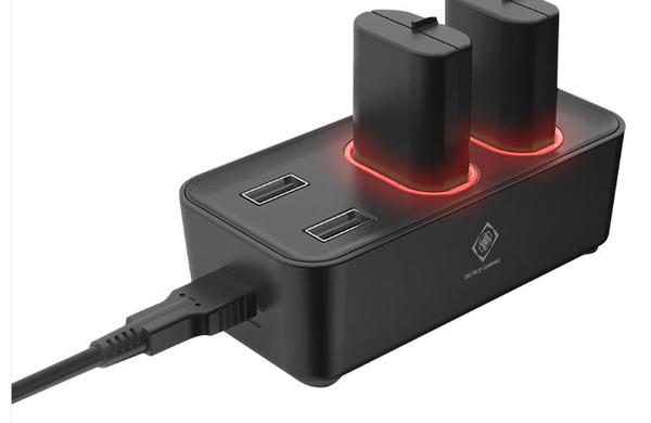 Deltaco Gaming Xbox Series S/X akkujen latausasema