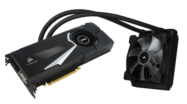 MSI GeForce GTX 1070 Sea Hawk X 8GB -n&auml;yt&ouml;nohjain