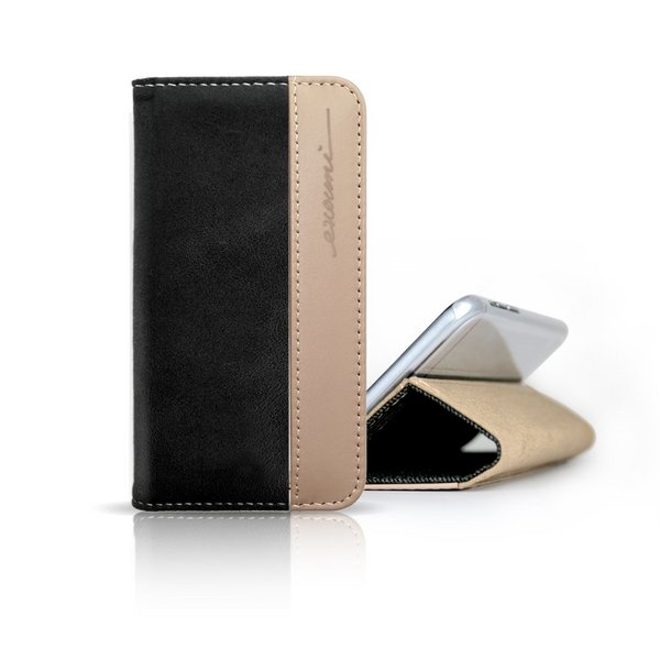 Evouni K66 Black Nano - Leather Case for iPhone 6 and iPhone 6 Plus (iPhone 6 Plus - 5,5&quot;)
