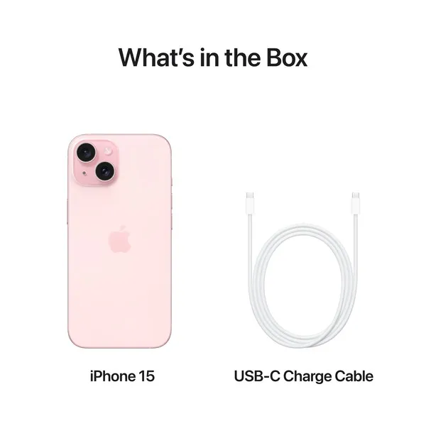 Apple iPhone 15 256 GB iOS - mobiltelefon, Rosa