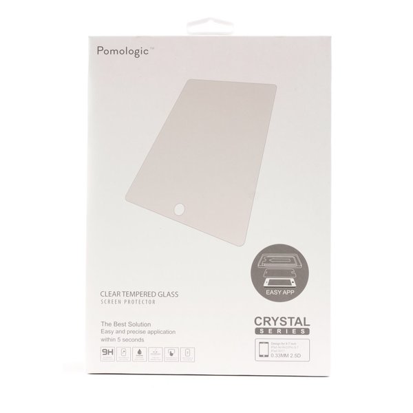 Pomologic - Clear Tempered Glass Screen Protector w/easy applicator all 9.7 iPad