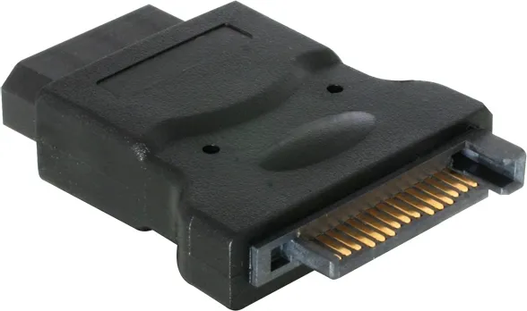 Virta-adapteri 15-pin SATA u > 4-pin Molex n