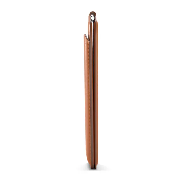 Satechi Vegan-Leather Magnetic Wallet Stand, Orange
