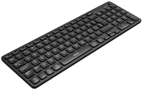 Deltaco low-profile scissor switches, BT + 2.4 GHz - tr&aring;dl&ouml;s tangentbord