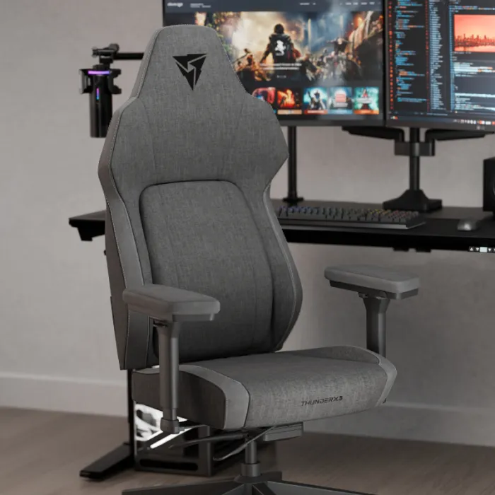 ThunderX3 Smart Core Loft - gaming chair + footrest, Dark Gray