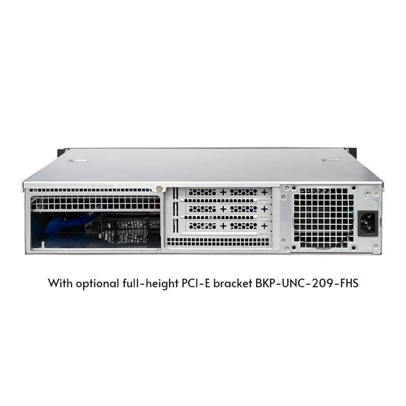 Chieftec UNC-209S-B-OP 2U Rackmount Case, Black