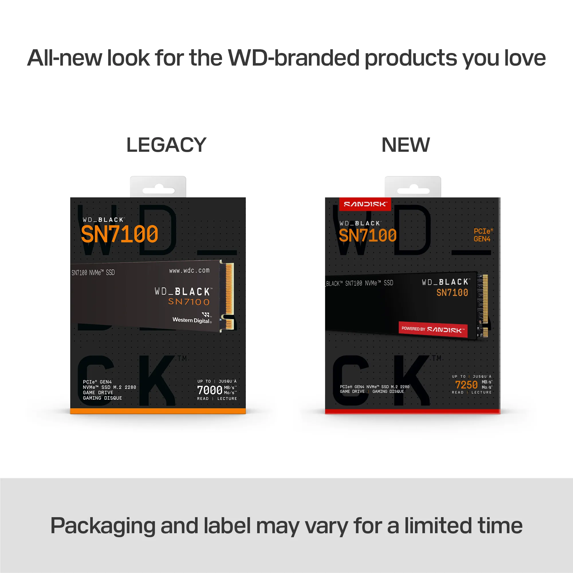 WD_BLACK SN7100 2 TB M.2 PCIe 4.0 NVMe SSD