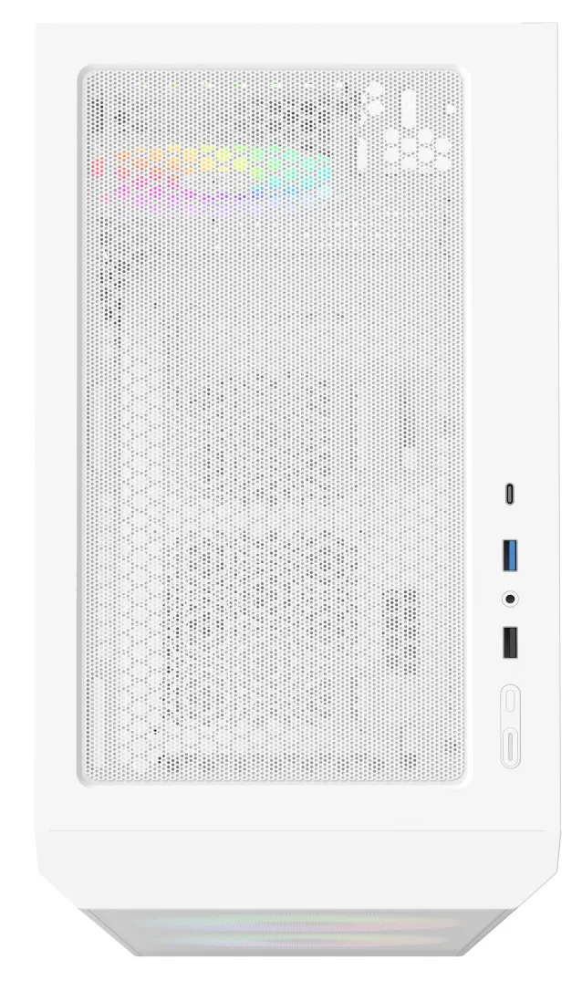 Montech X2 Plus Midi-Tower Case with window and RGB lighting, White