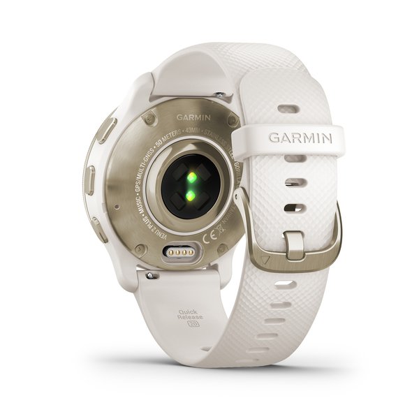 Garmin Venu 2 Plus GPS -&auml;lykello, Cream Gold/White
