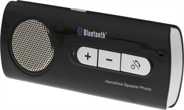 EPZI Bluetooth-handsfree f&ouml;r anv&auml;ndning i bil, 750mAh, sv/silv