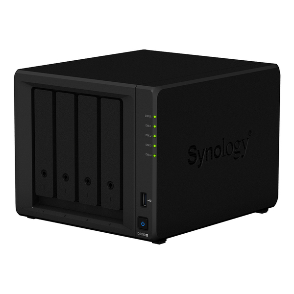 Synology Diskstation DS920+, 4x h&aring;rdiskplatser - NAS-server