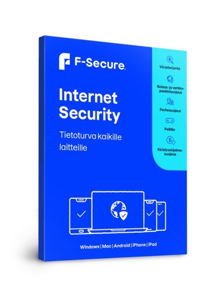 F-SECURE Internet Security 12 months / 5 devices -antivirus