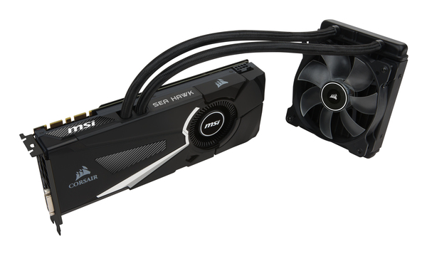 MSI GeForce GTX 1070 Sea Hawk X 8GB -n&auml;yt&ouml;nohjain