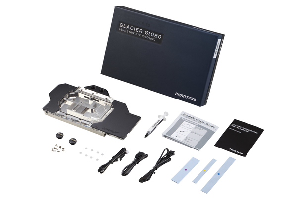 Phanteks GTX 1080/1070  GPU Full Water Block Asus Strix .RGB Lighting. Black