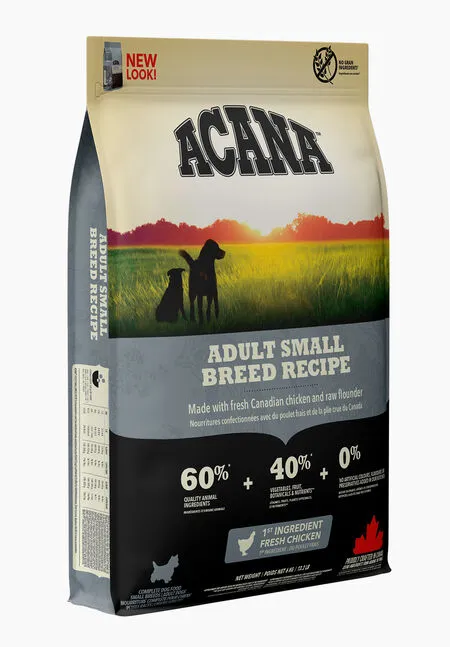 ACANA Heritage Adult Small Breed, Koiran kuivaruoka, 6 kg