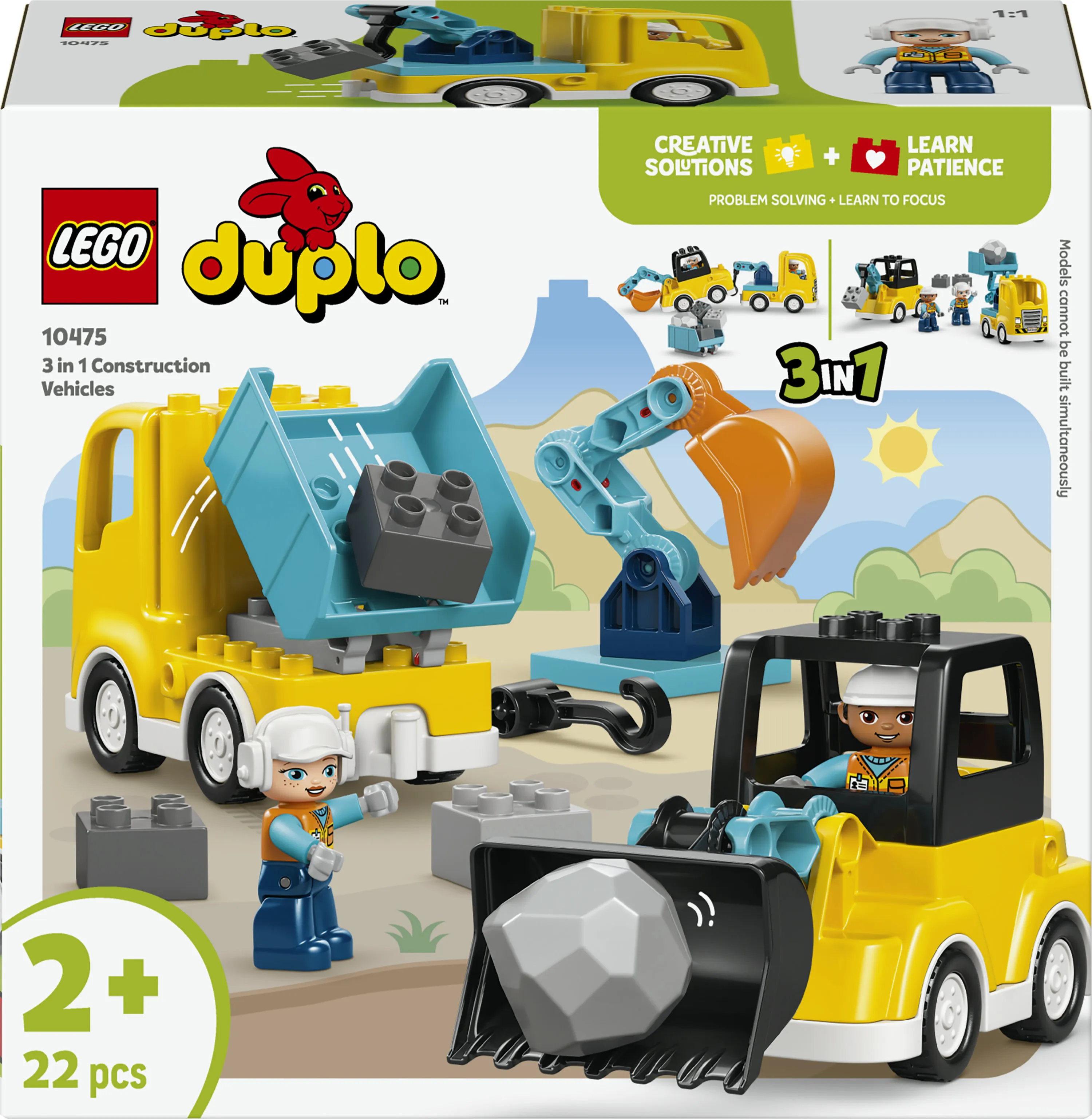 LEGO DUPLO Town Byggfordon 3in1 10475