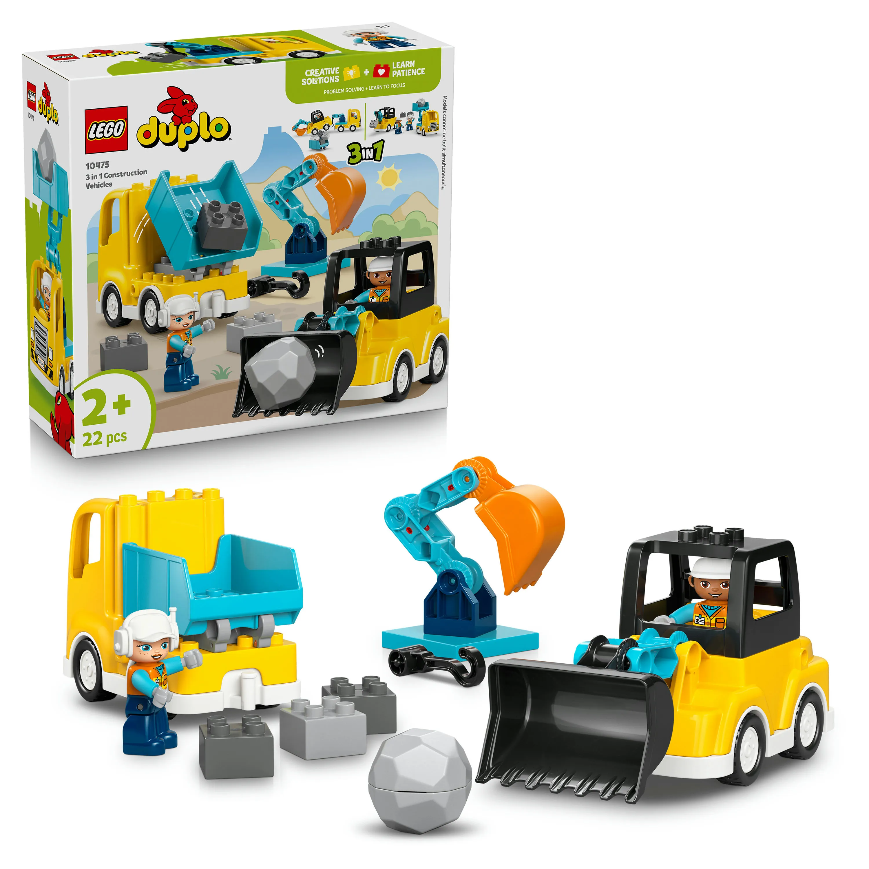 LEGO DUPLO Town Byggfordon 3in1 10475