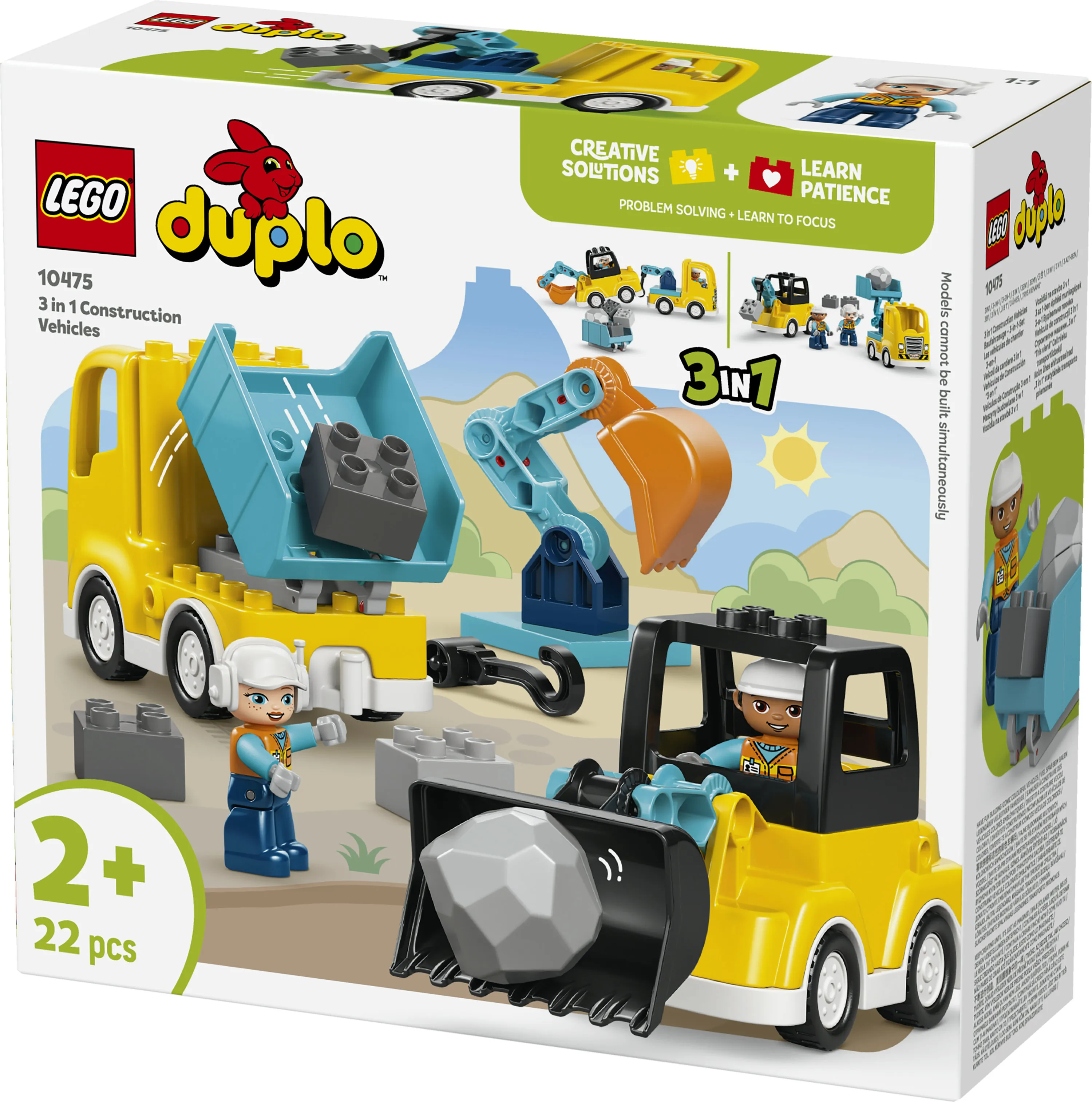 LEGO DUPLO Town Byggfordon 3in1 10475