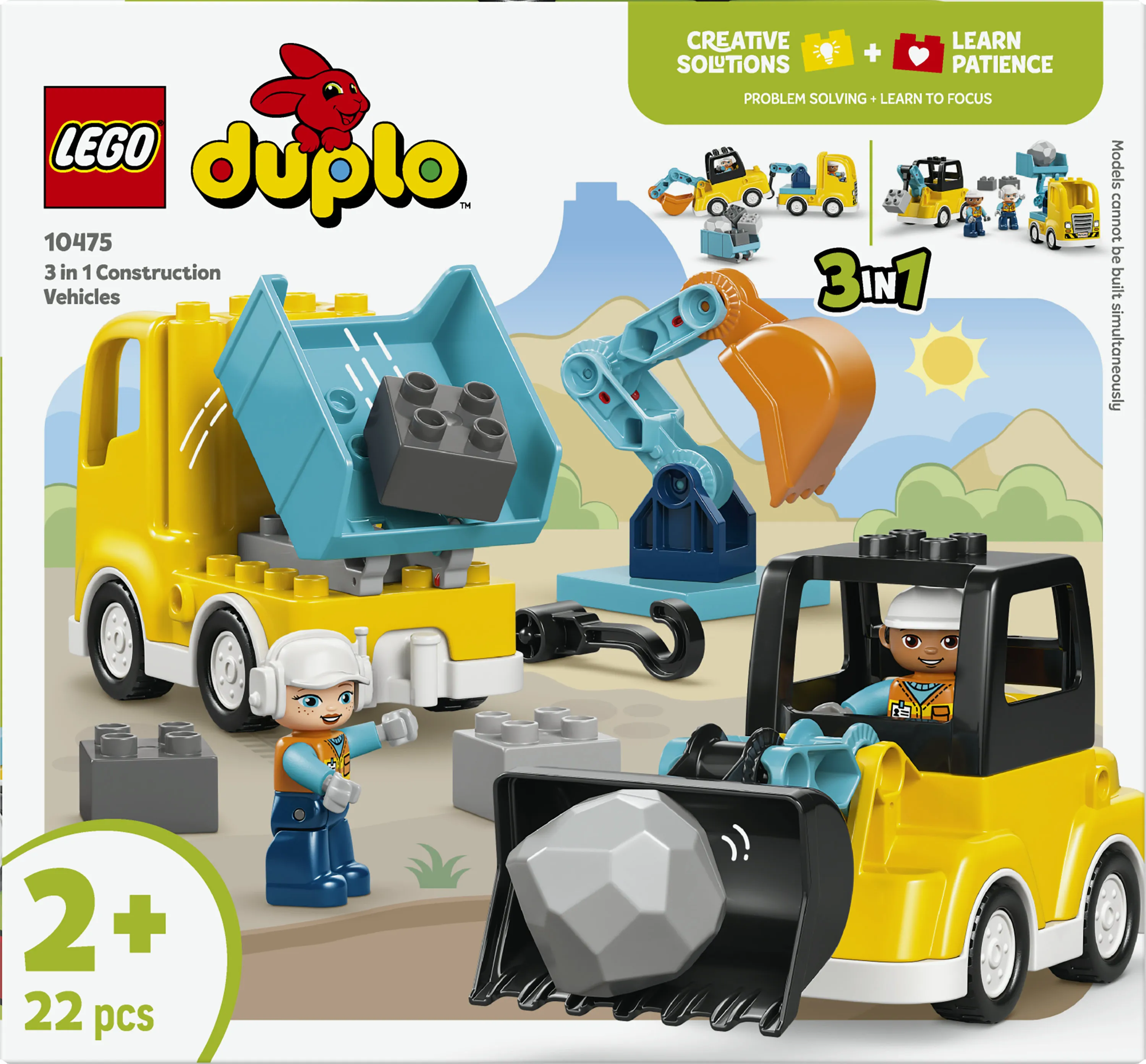 LEGO DUPLO Town Byggfordon 3in1 10475