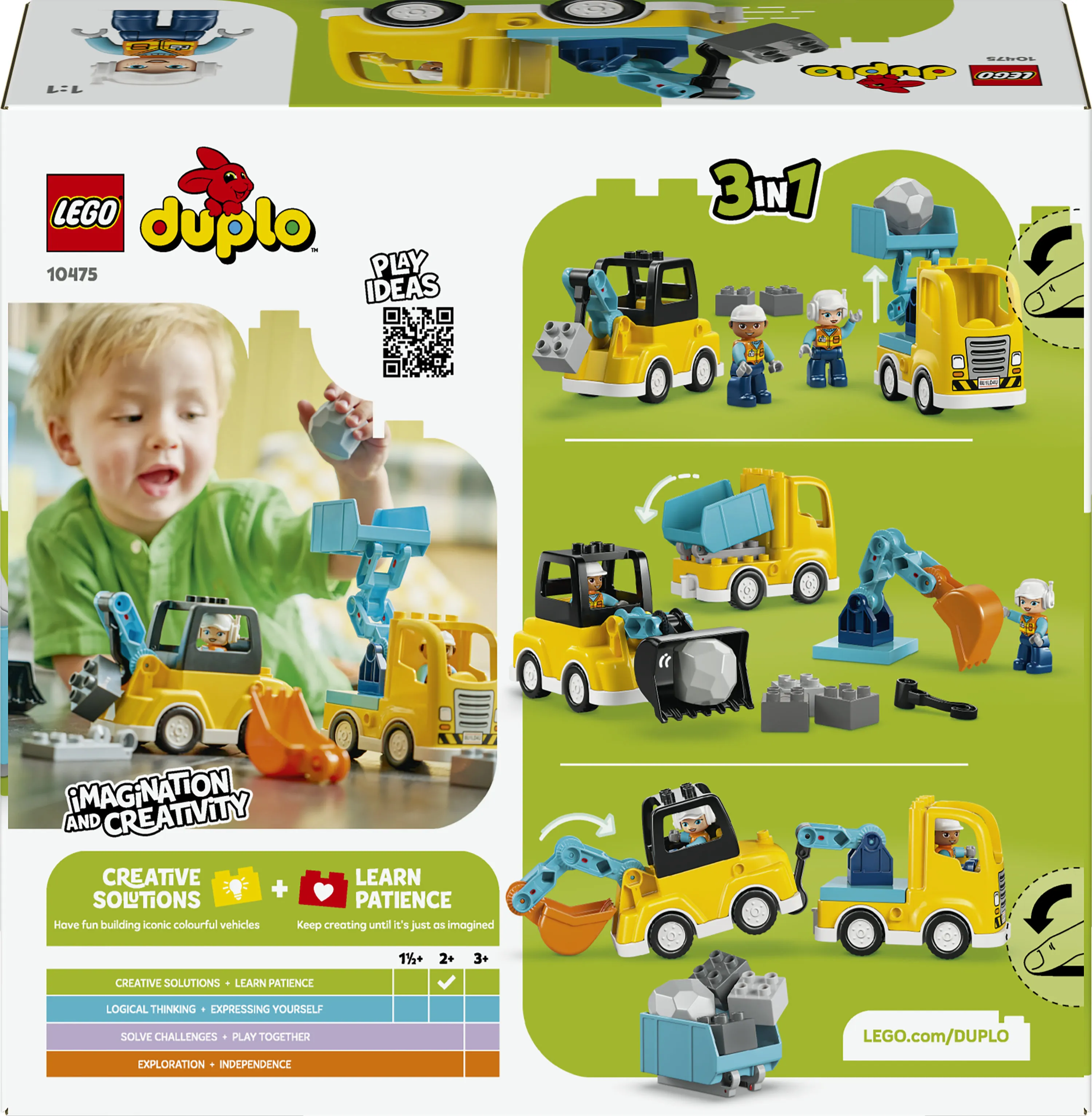 LEGO DUPLO Town Byggfordon 3in1 10475