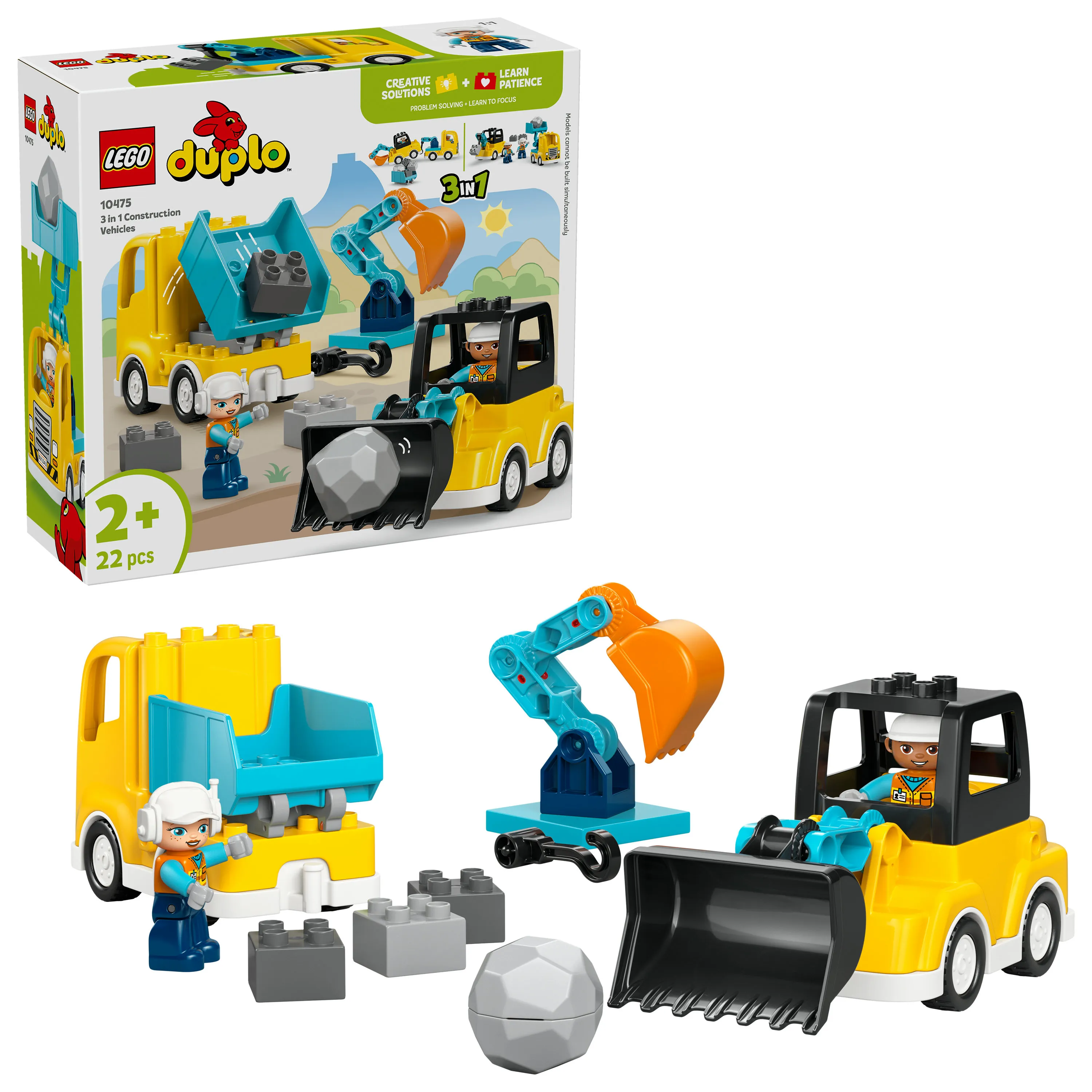 LEGO DUPLO Town Byggfordon 3in1 10475