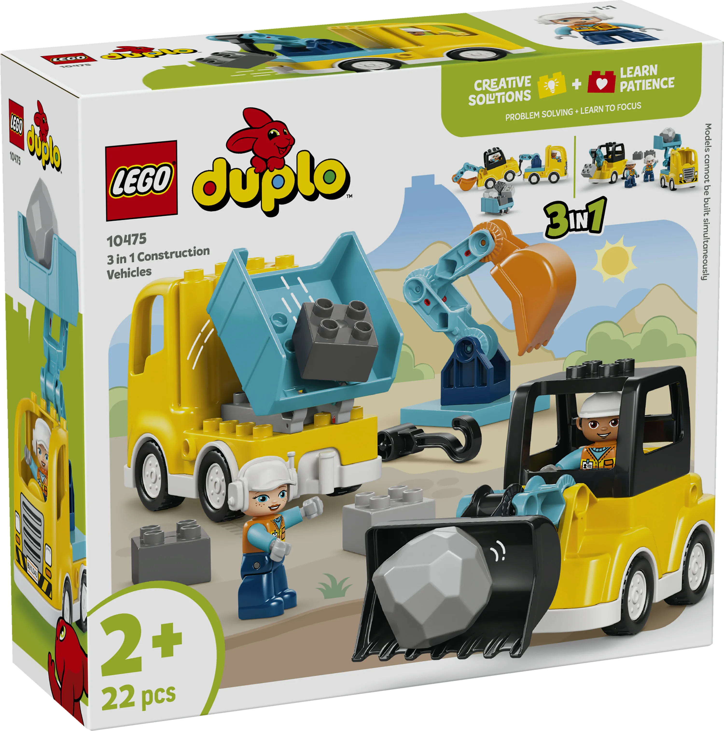 LEGO DUPLO Town Byggfordon 3in1 10475