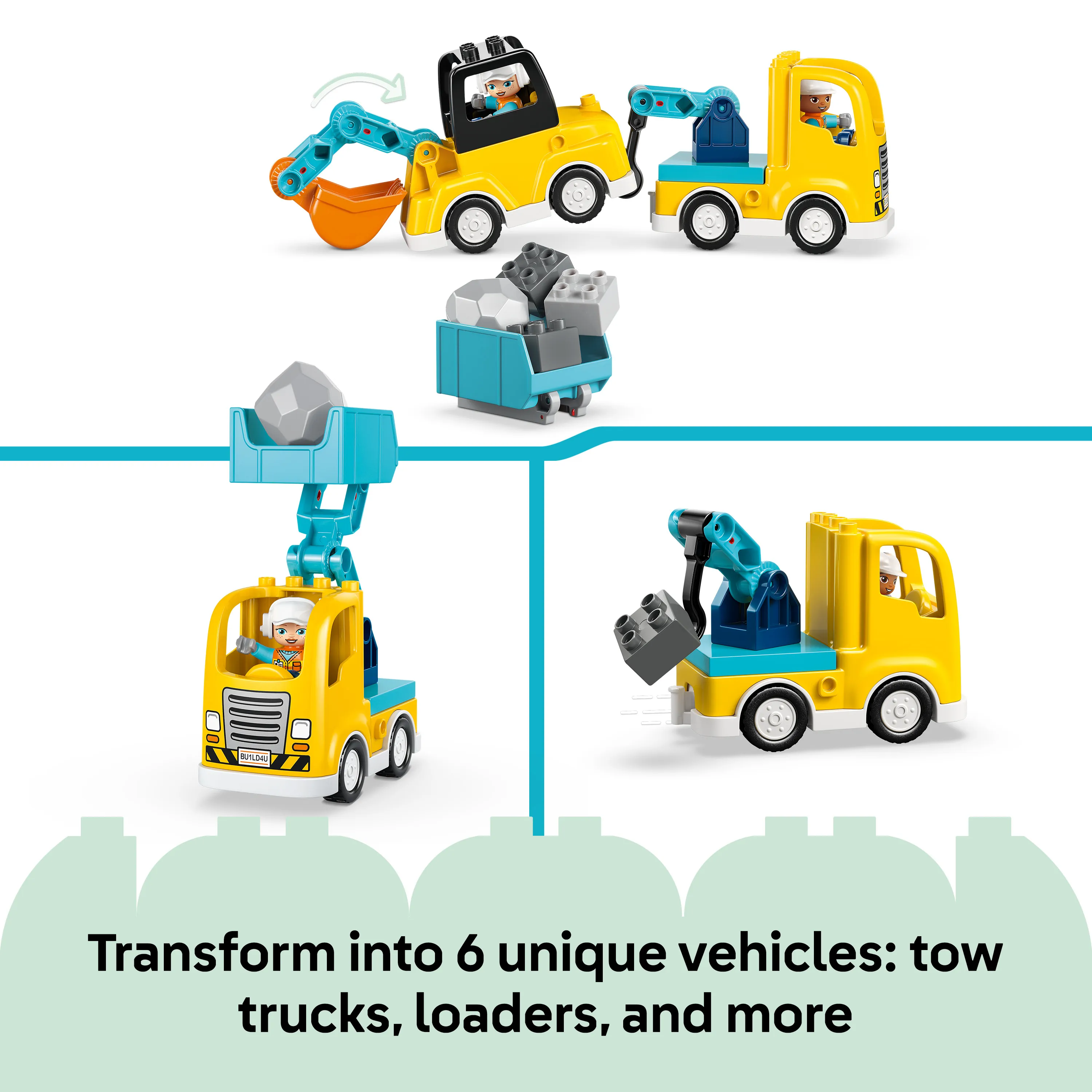 LEGO DUPLO Town Byggfordon 3in1 10475