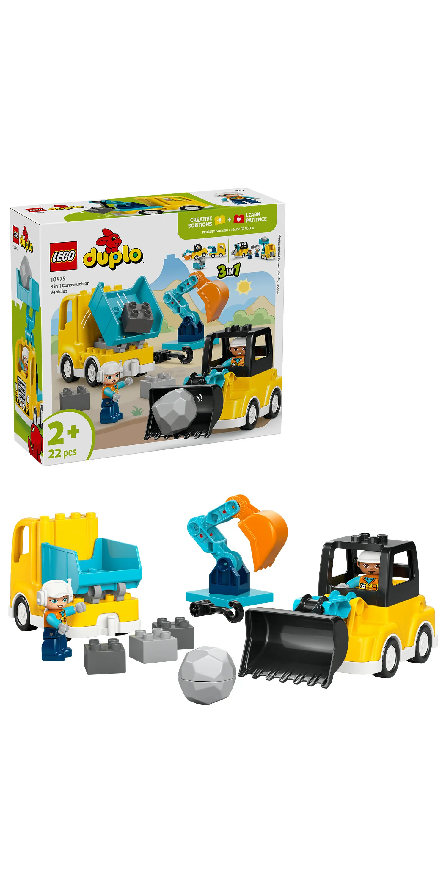 LEGO DUPLO Town Byggfordon 3in1 10475