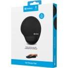 Sandberg Gel - mousepad with wrist rest, 220x256 mm, Black