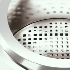 HERQS Blaze Smokeless Fire Pit, Stainless Steel, 495 mm