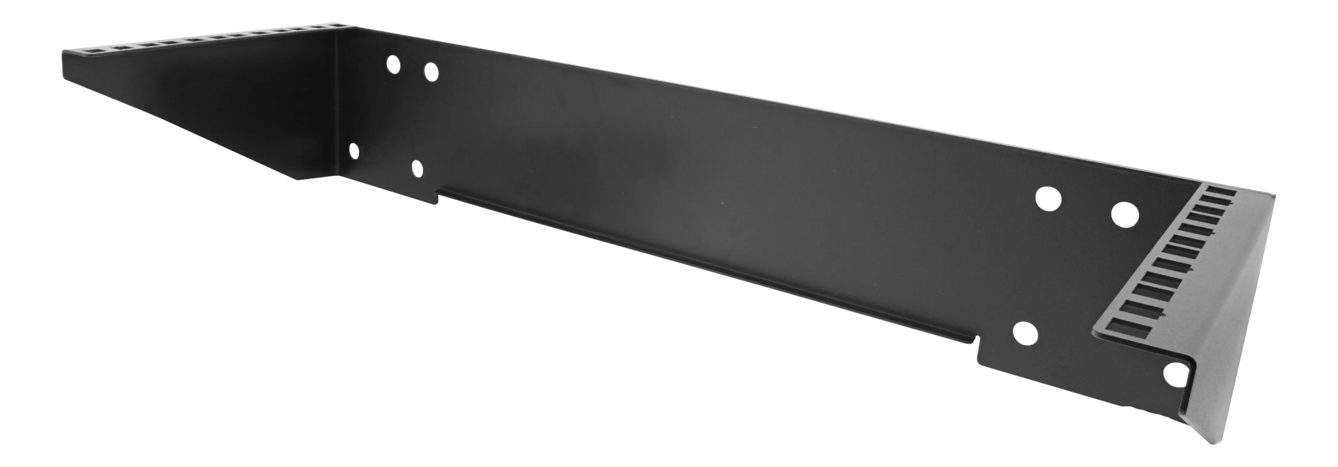 DELTACO 19" Vertikalt v&auml;ggf&auml;ste, 4U, max 60kg, st&aring;lkonstruktion, svart