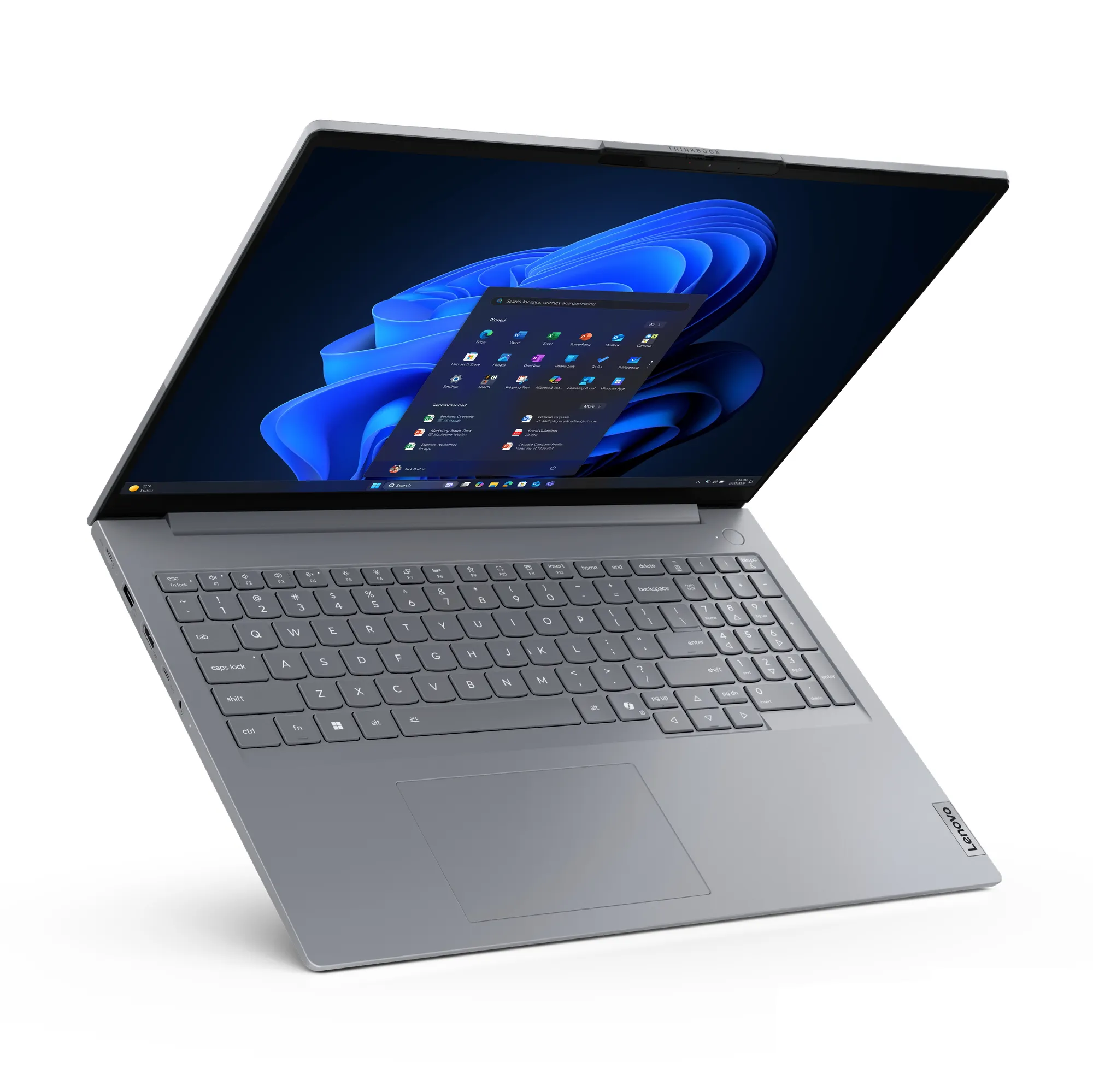 Lenovo ThinkBook 16 G9 AHP 16" Ryzen 7 250, 32GB, 512GB, Radeon 780M, Win 11 Pro - Notebook, Arctic Grey