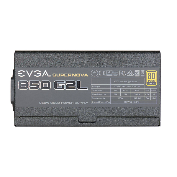 EVGA 850W SuperNOVA G2L 850 -virtal&auml;hde