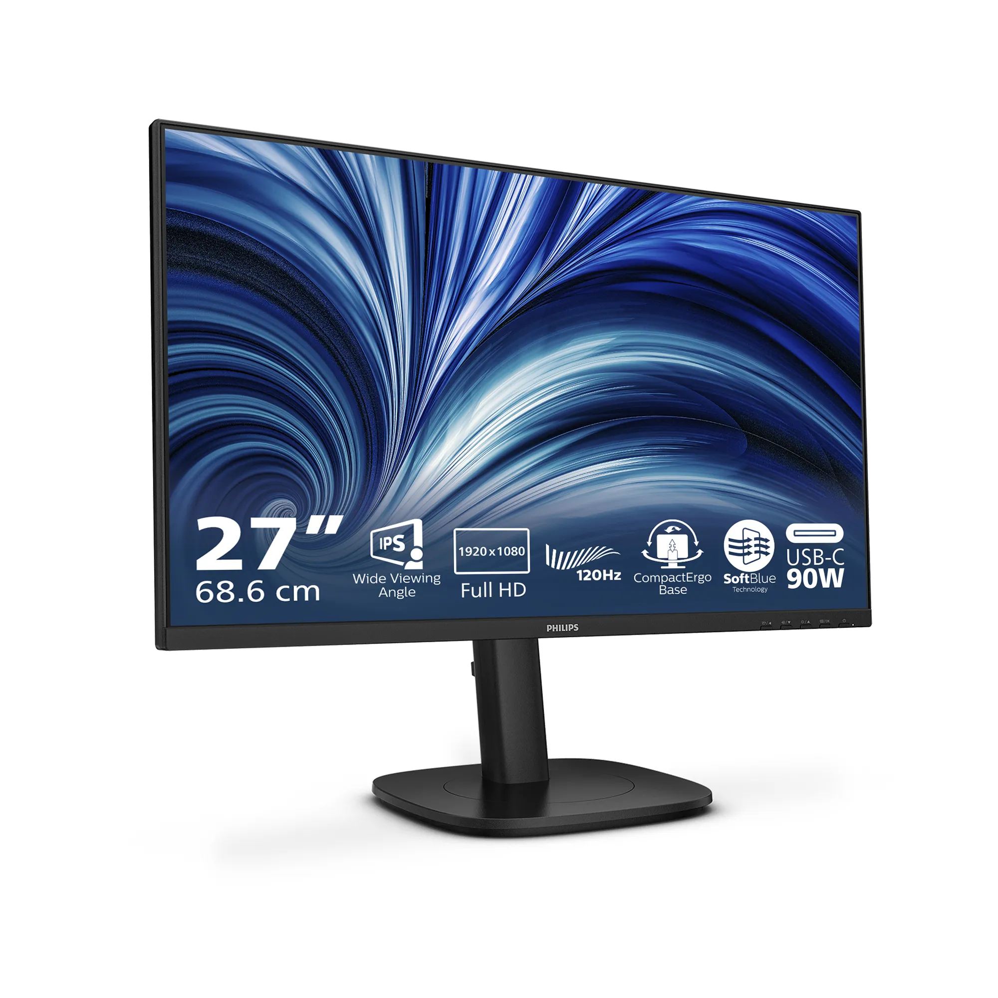 Philips 24B2U3301 24&quot; Full HD, IPS, 75Hz - monitor