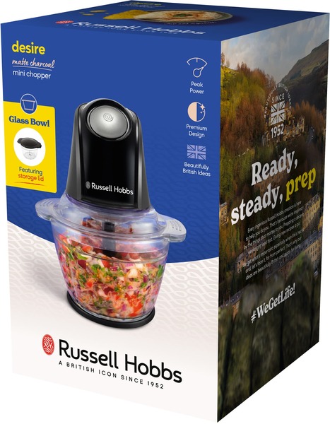 Russell Hobbs Desire 27131-56 Mini Chopper 200 W 1 L Matte Charcoal