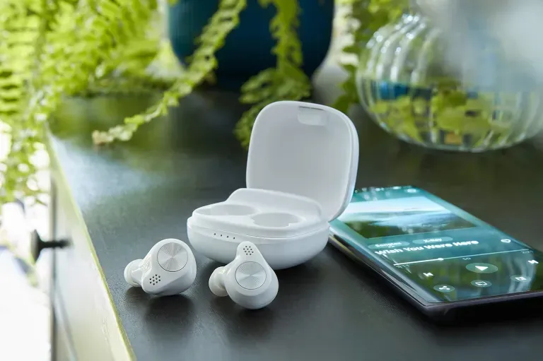 Intenso Buds Micro T200 - trådlösa in-ear hörlurar, Vit
