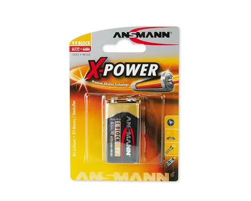 Battery 9V, E-Block, 6LF22
