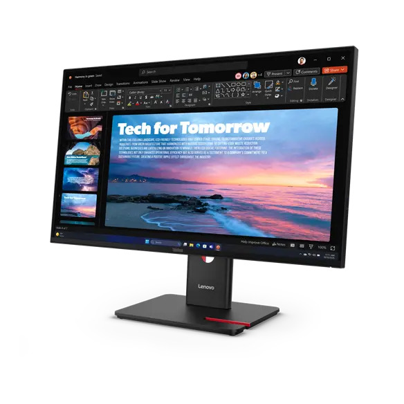 Lenovo ThinkVision T27QD-4v 27" QHD, IPS 120Hz Monitor with USB-C hub