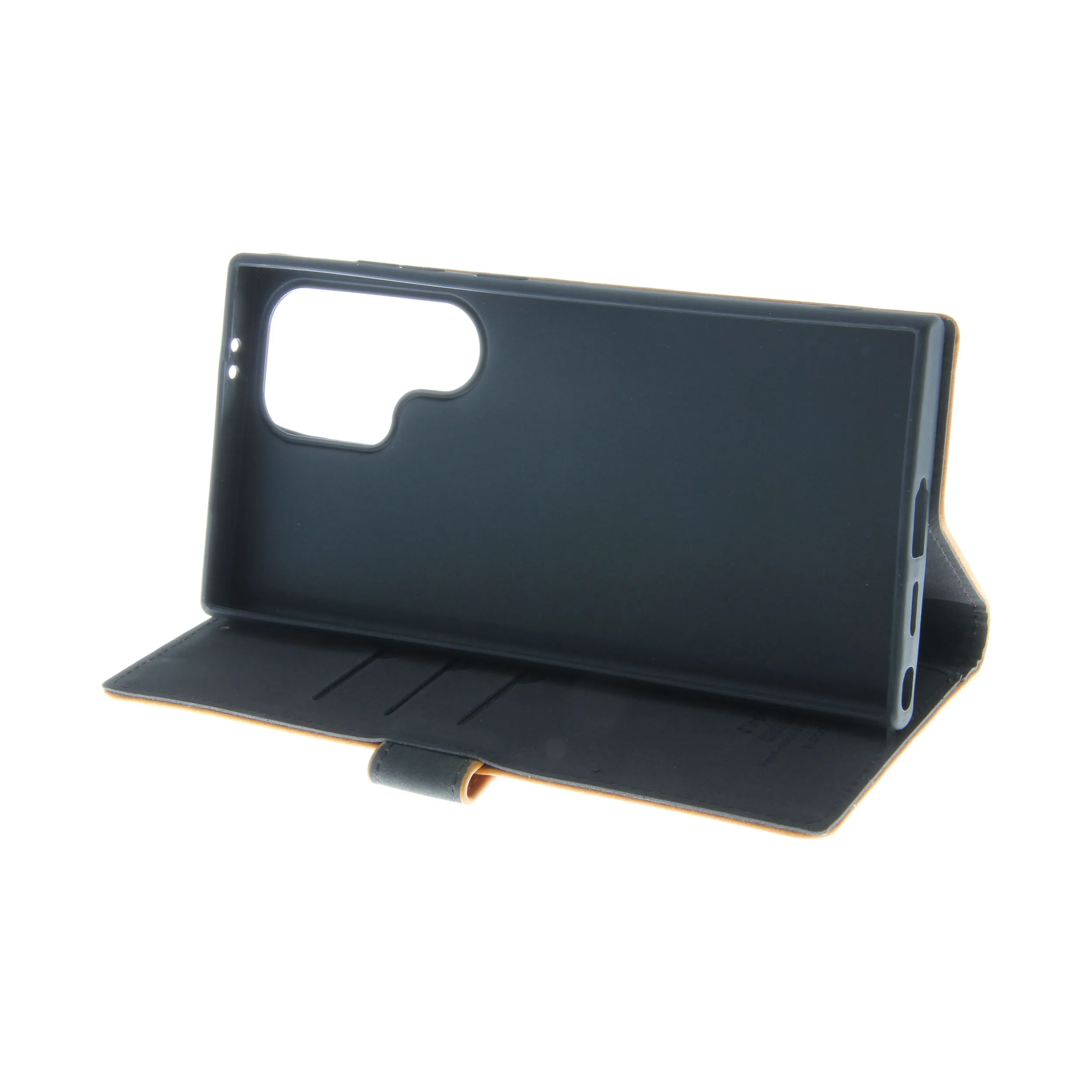 Insmat Premium Flip Case, Galaxy S24 Ultra - pl&aring;nboksfodral, Brun