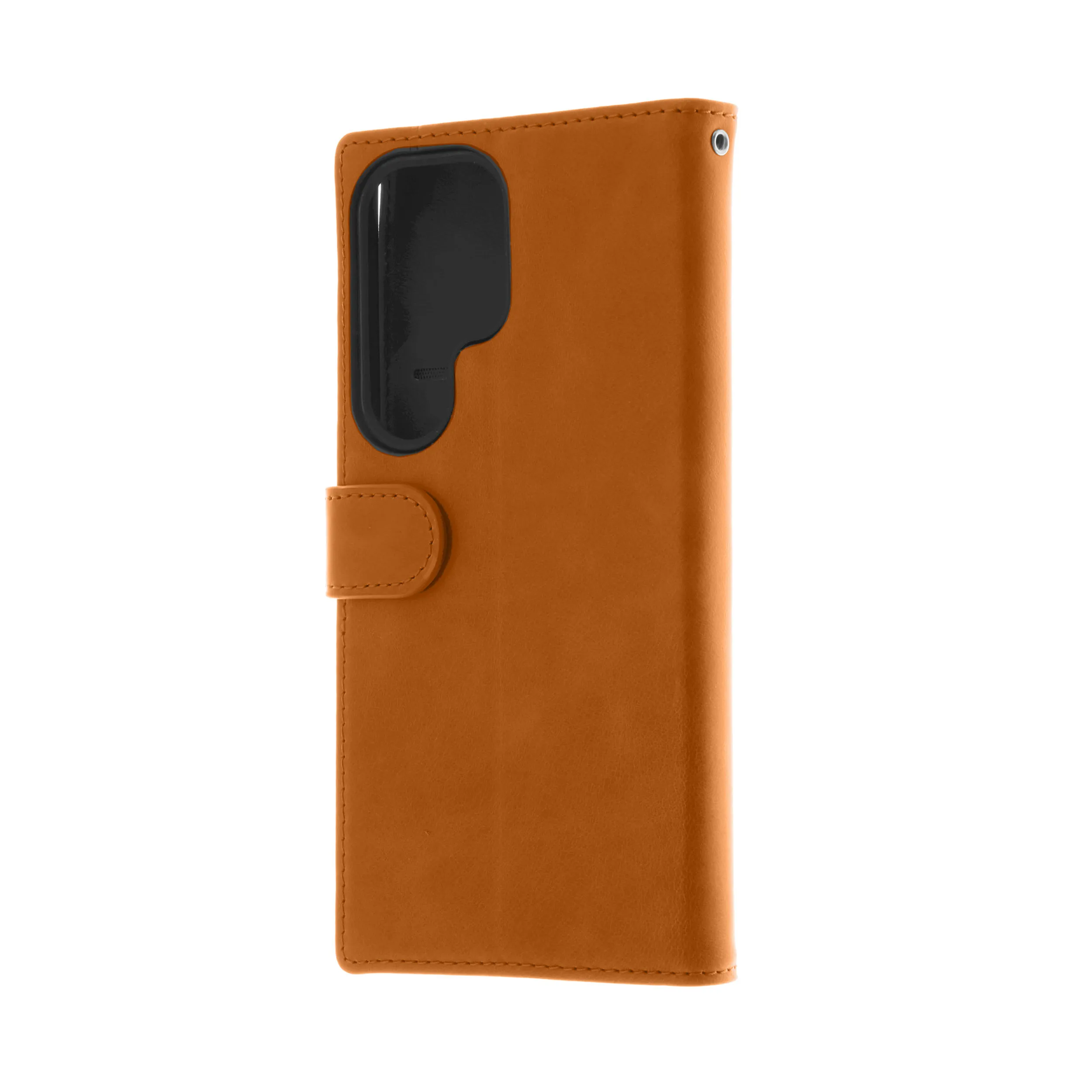 Insmat Premium Flip Case, Galaxy S24 Ultra - pl&aring;nboksfodral, Brun
