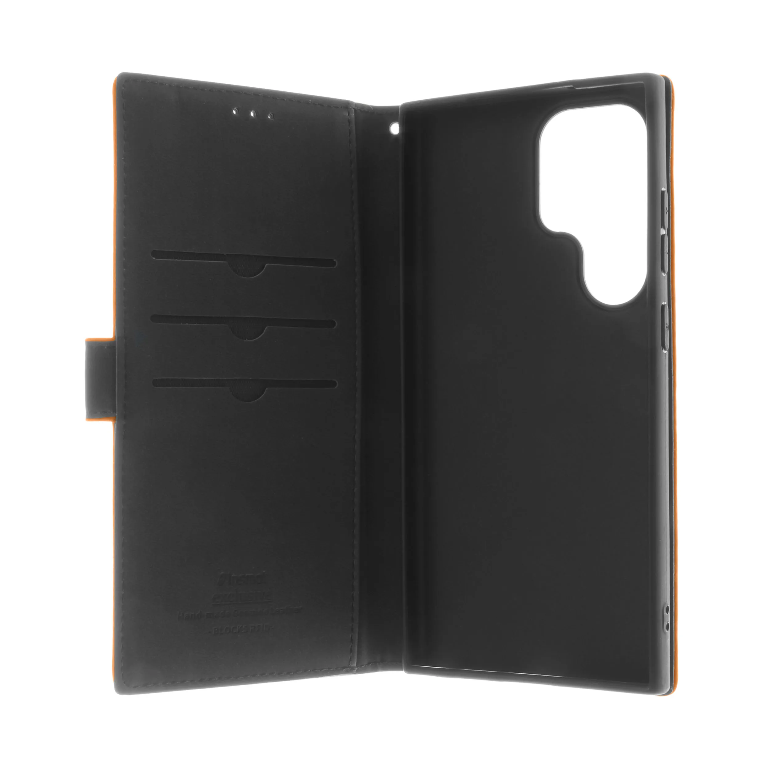 Insmat Premium Flip Case, Galaxy S24 Ultra - pl&aring;nboksfodral, Brun