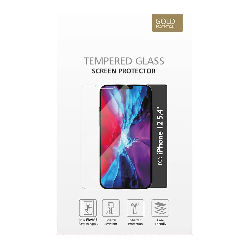 GEAR 2.5D Full Cover, iPhone 12 mini - Screen Glass