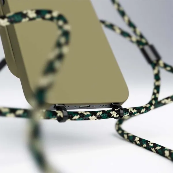 Epico Silicone Necklace, iPhone 14 Plus -suojakuori, Vihreä
