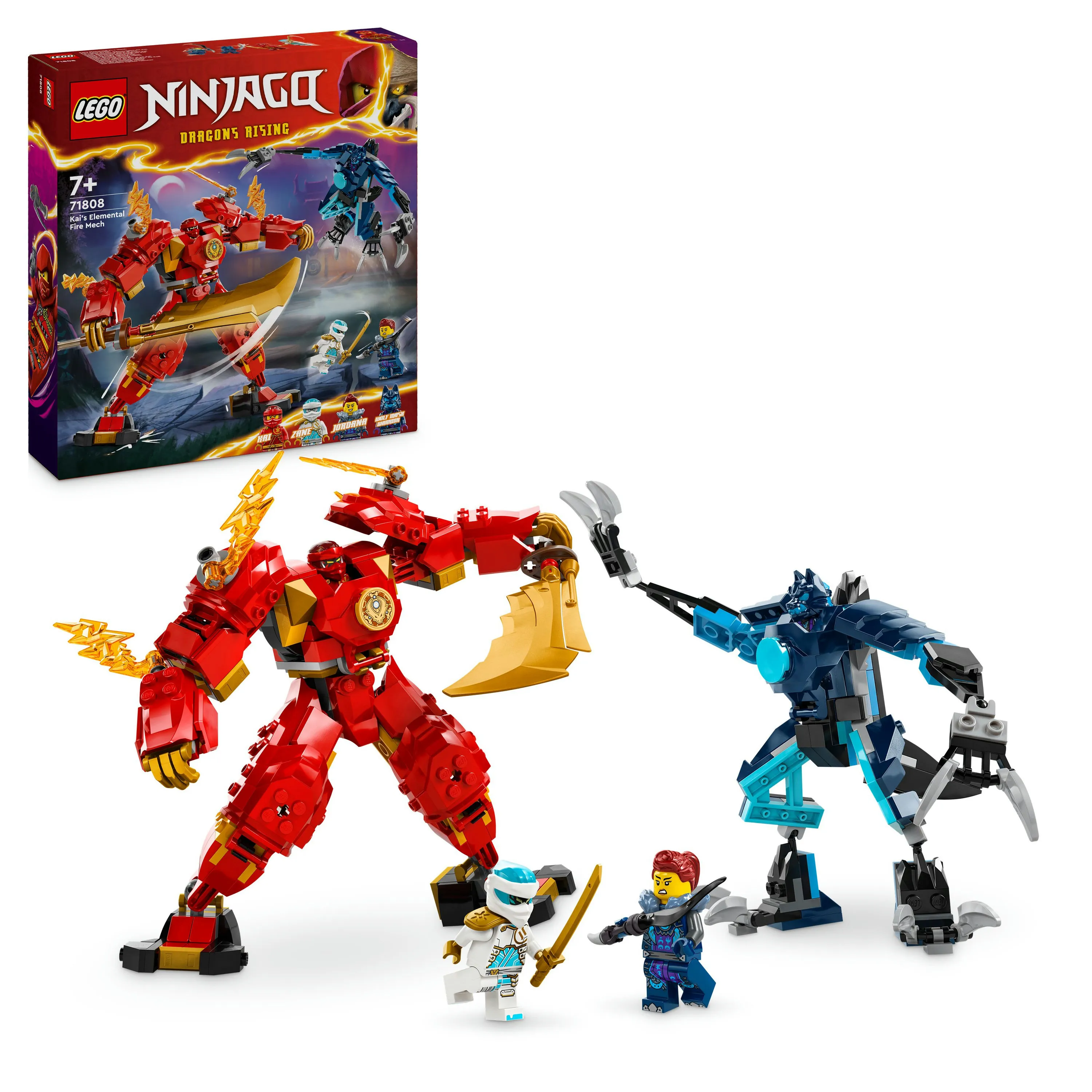 LEGO NINJAGO Kai&rsquo;s Fire Elemental Robot 71808