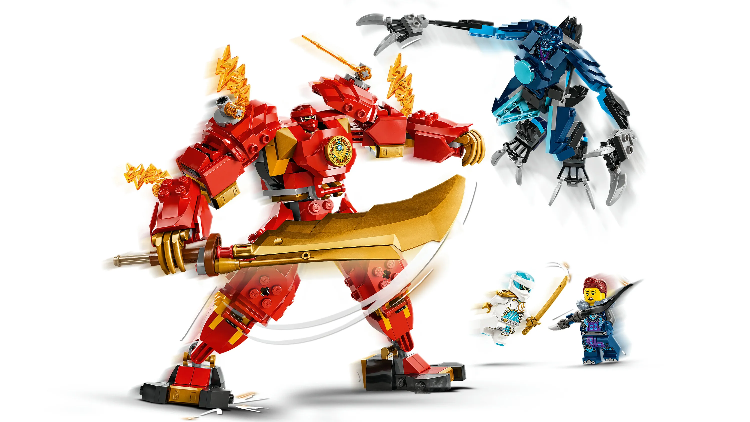 LEGO NINJAGO Kai&rsquo;s Fire Elemental Robot 71808