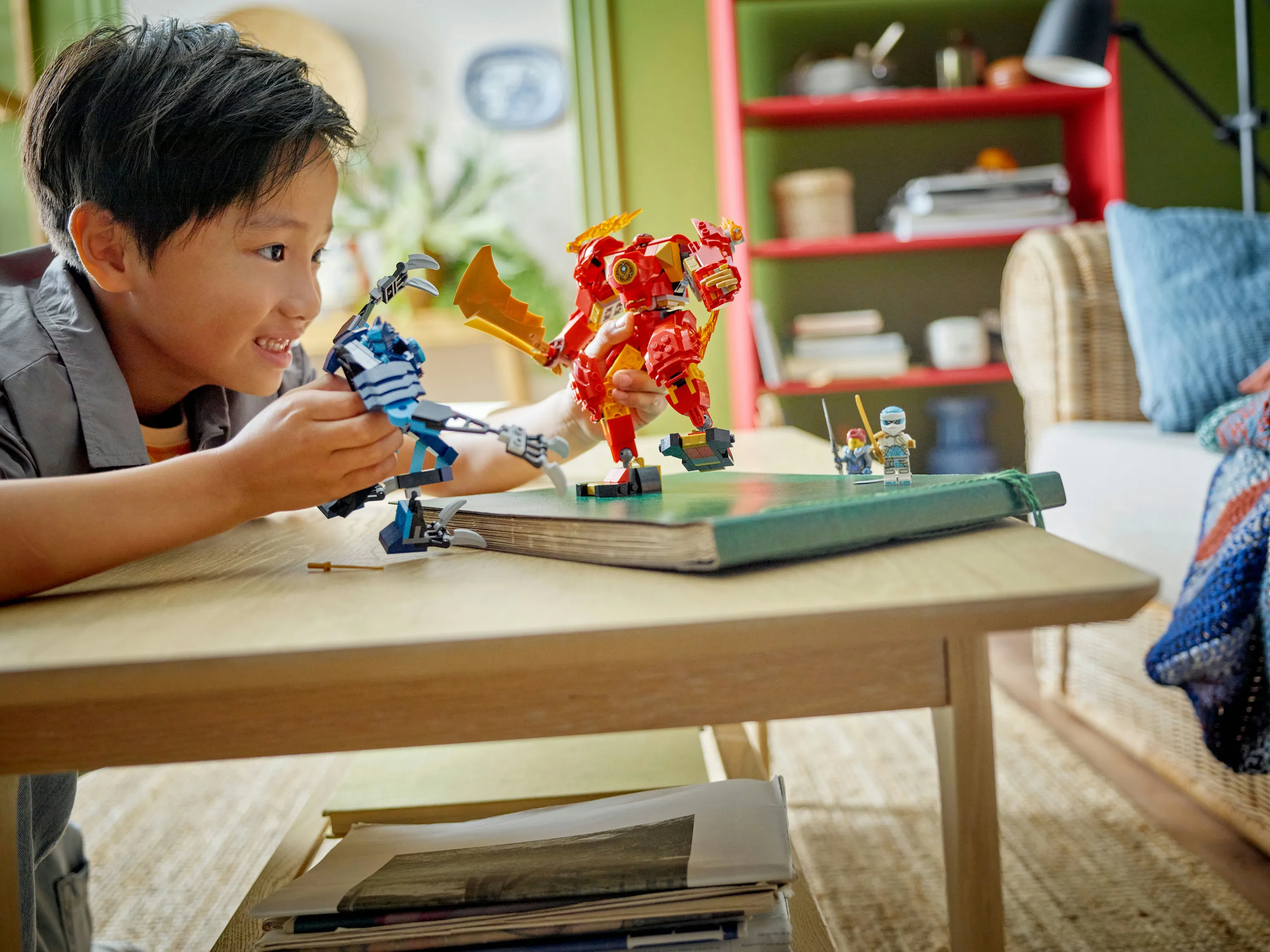 LEGO NINJAGO Kai&rsquo;s Fire Elemental Robot 71808