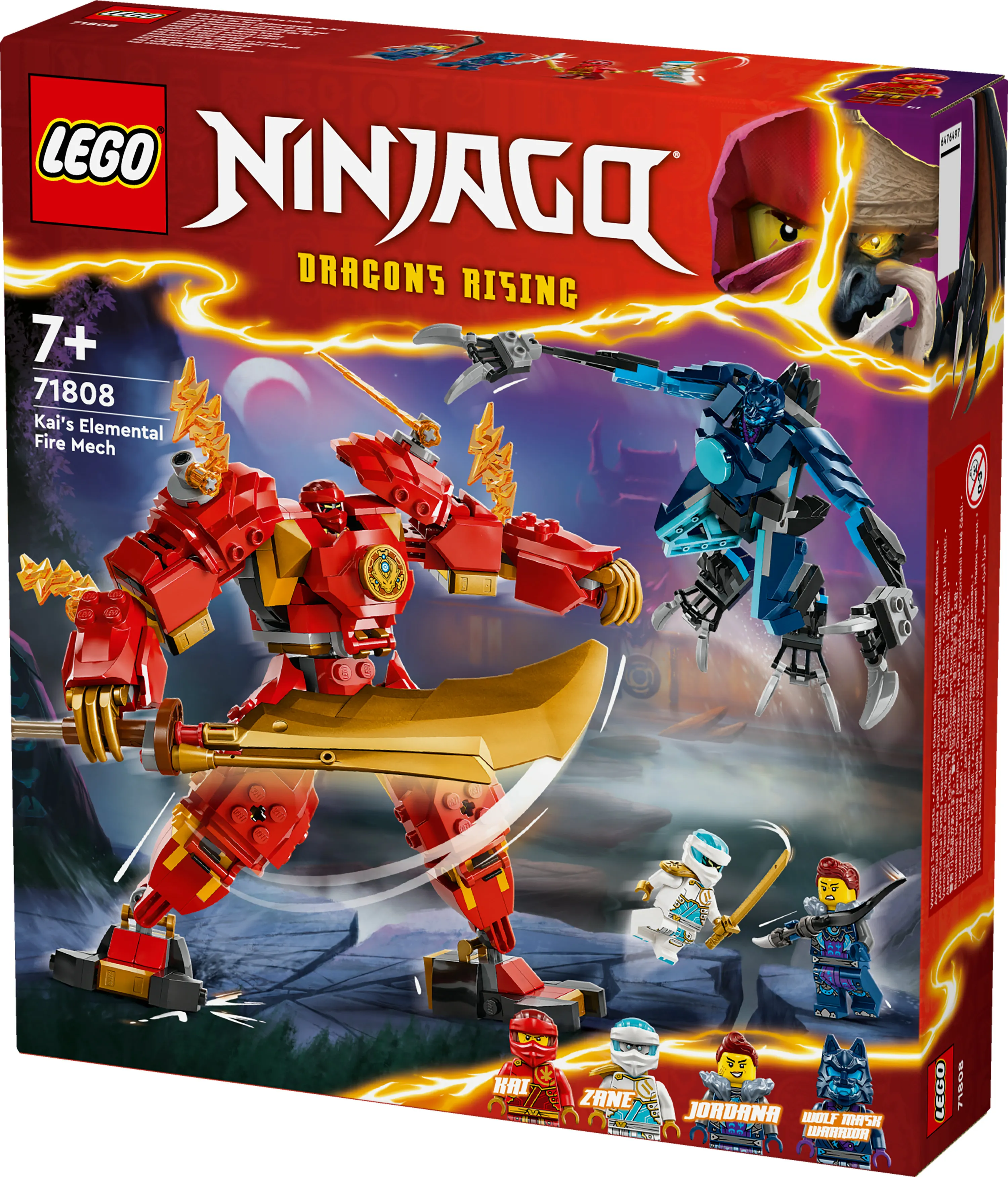 LEGO NINJAGO Kai&rsquo;s Fire Elemental Robot 71808